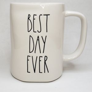 RAE DUNN Best Day Ever Mug